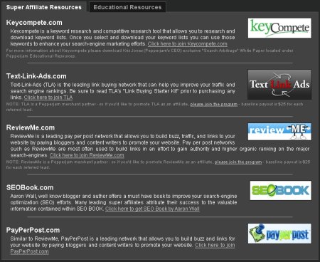 super affiliate resources